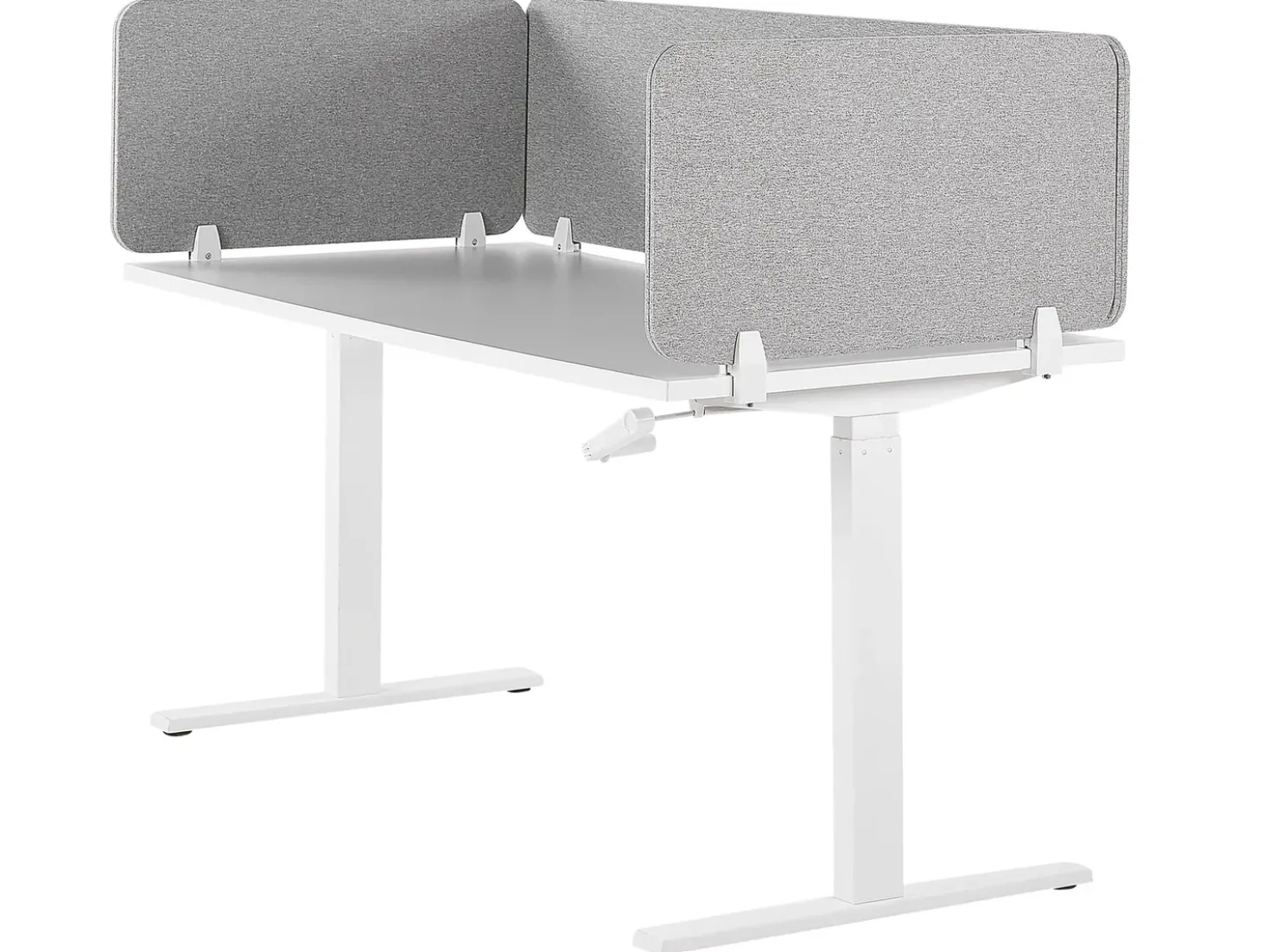 Divisorio da scrivania WALLY 180 x 40 cm Grigio chiaro