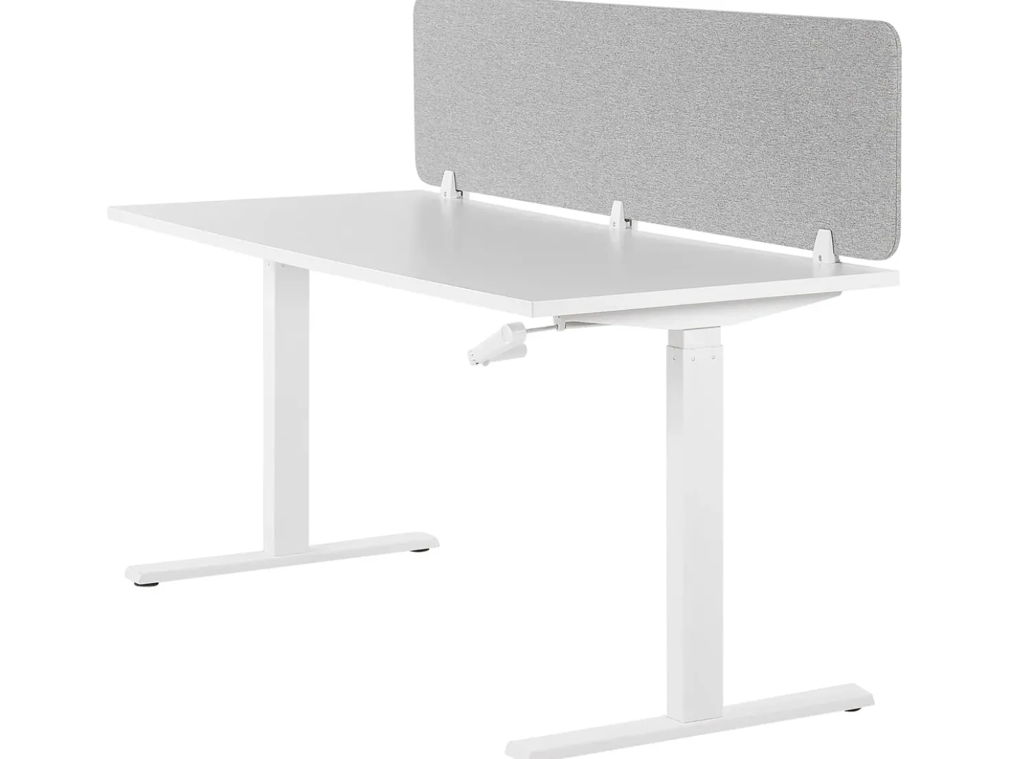 Divisorio da scrivania WALLY 180 x 40 cm Grigio chiaro