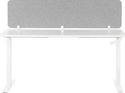 Divisorio da scrivania WALLY 180 x 40 cm Grigio chiaro