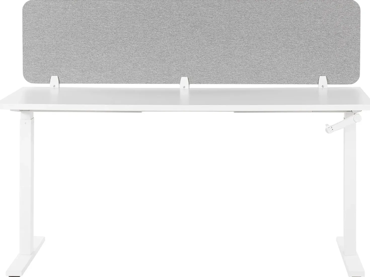 Divisorio da scrivania WALLY 180 x 40 cm Grigio chiaro