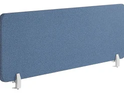 Divisorio da scrivania WALLY 160 x 40 cm Blu