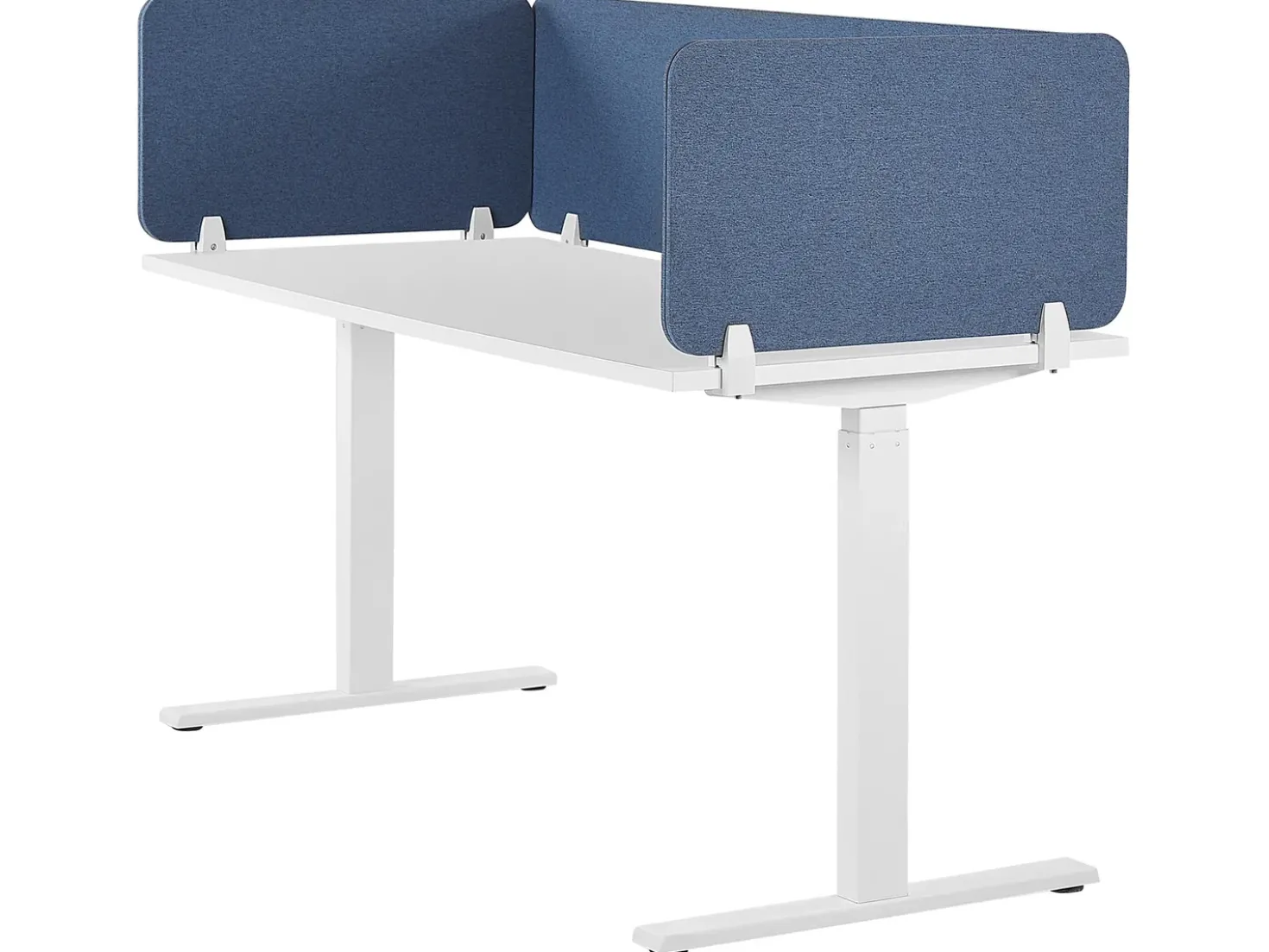 Divisorio da scrivania WALLY 160 x 40 cm Blu