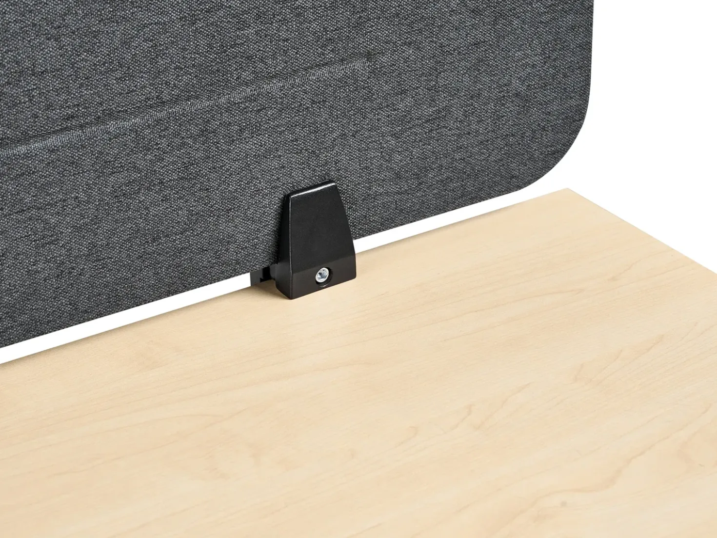 Divisorio da scrivania ZIGGY 180 x 40 cm Grigio scuro