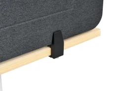 Divisorio da scrivania ZIGGY 180 x 40 cm Grigio scuro