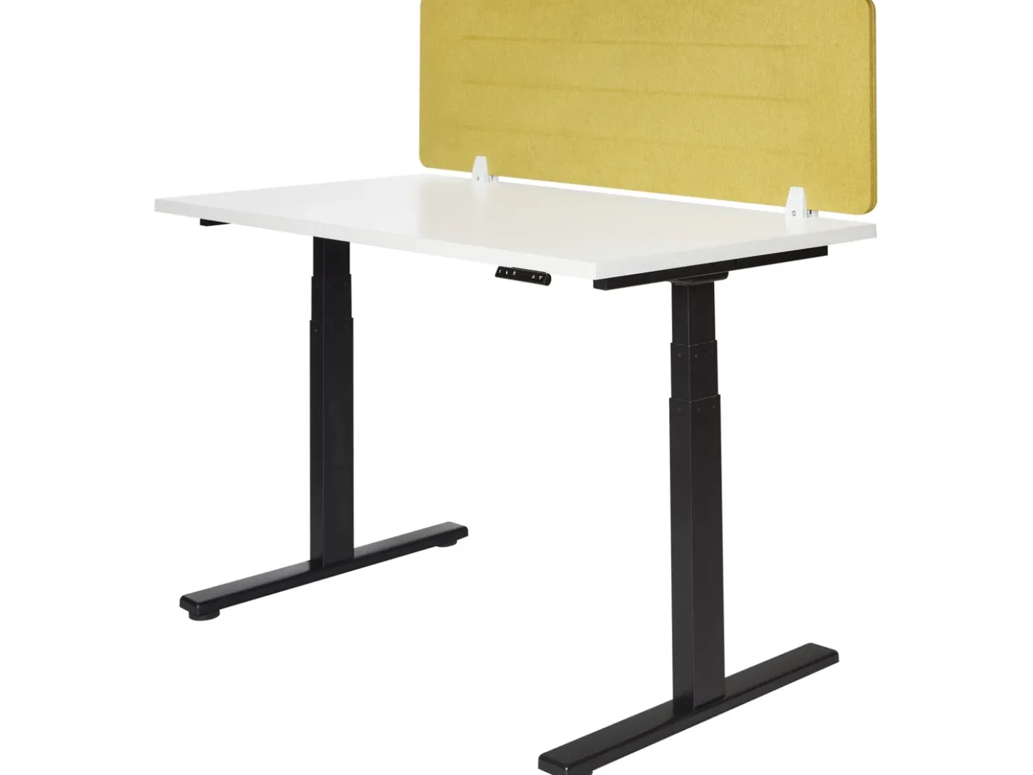 Divisorio da scrivania ZIGGY 130 x 40 cm Giallo