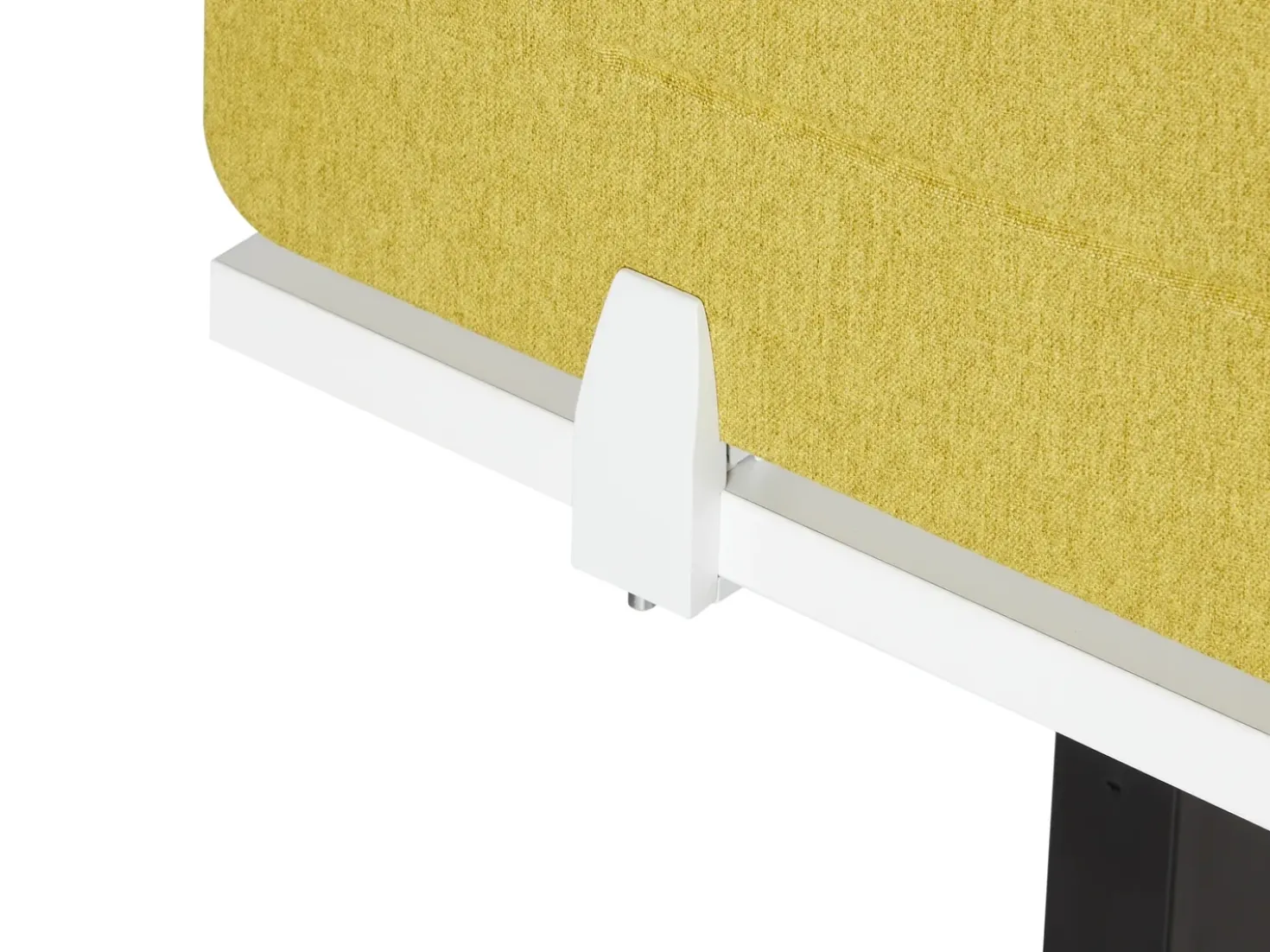 Divisorio da scrivania ZIGGY 130 x 40 cm Giallo