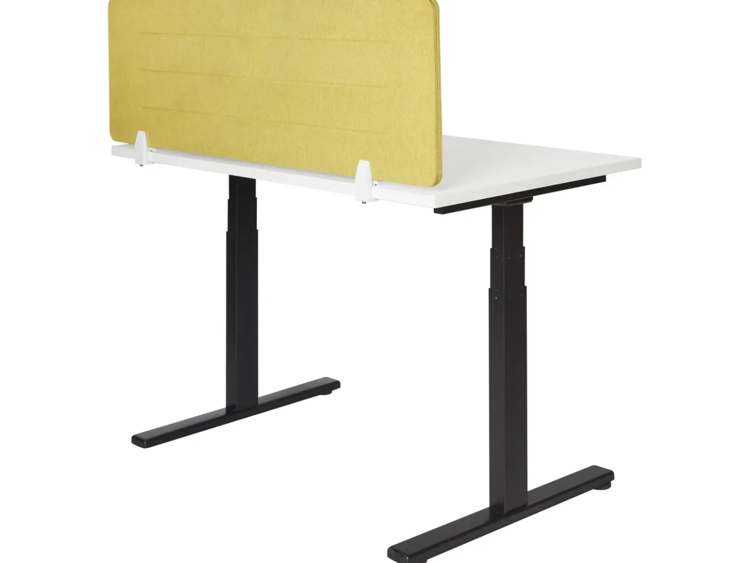 Divisorio da scrivania ZIGGY 130 x 40 cm Giallo