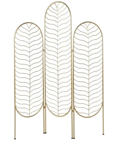 Divisorio per ambienti a 3 pannelli PESCIA Oro 120 cm 160 cm