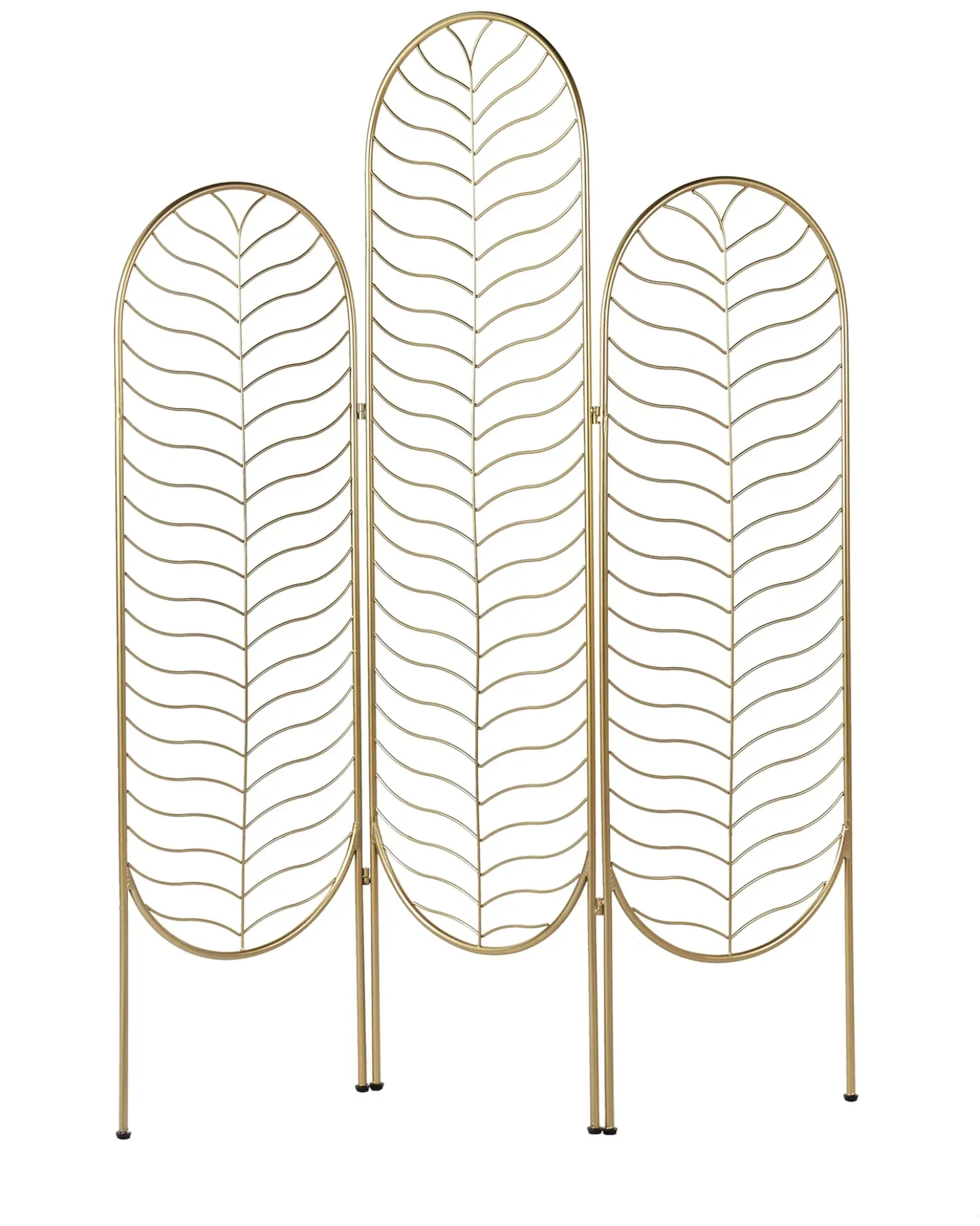 Divisorio per ambienti a 3 pannelli PESCIA Oro 120 cm 160 cm
