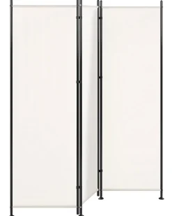 Divisorio per ambienti a 3 pannelli NARNI Bianco 160 cm 170 cm