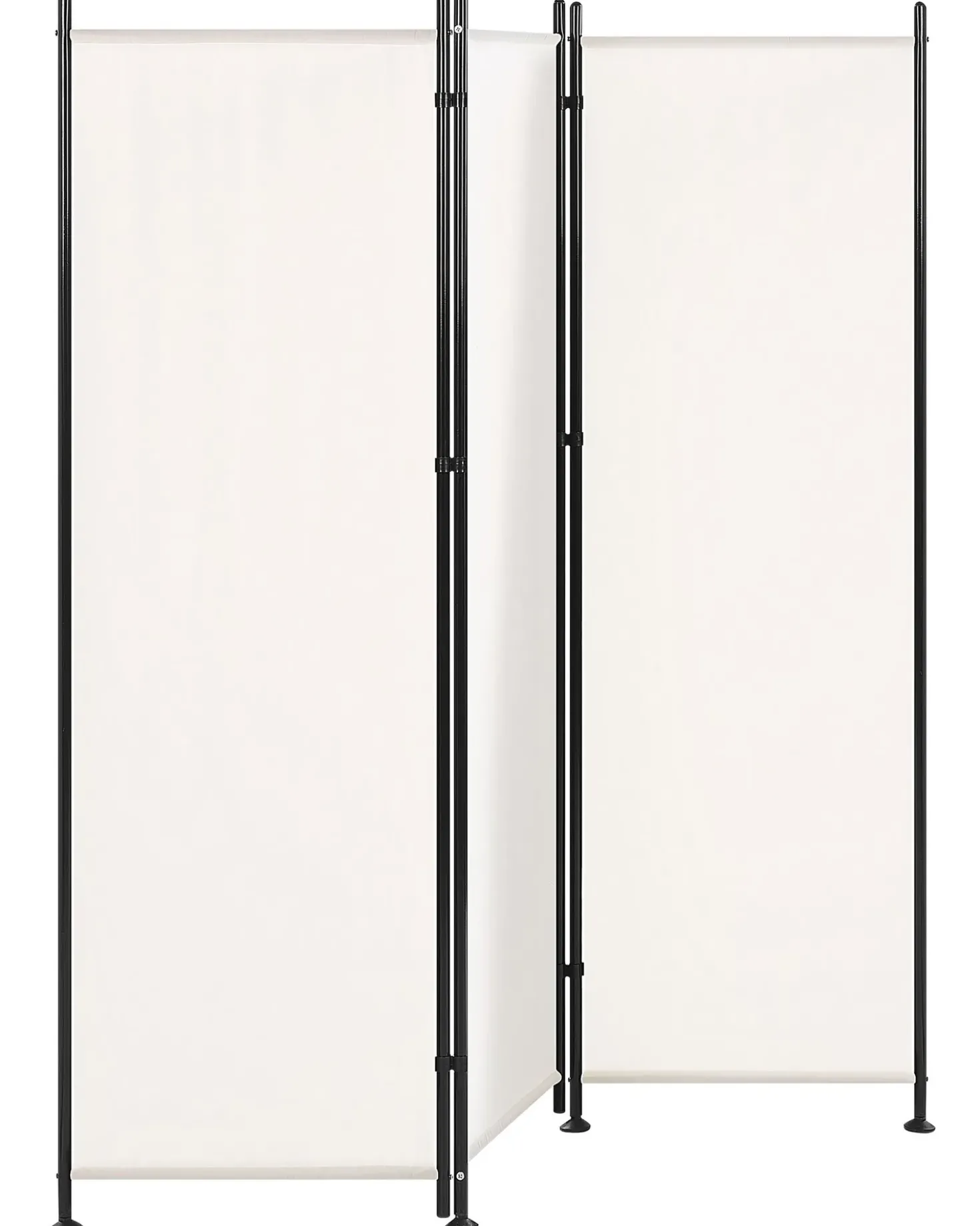 Divisorio per ambienti a 3 pannelli NARNI Bianco 160 cm 170 cm