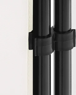 Divisorio per ambienti a 3 pannelli NARNI Bianco 160 cm 170 cm