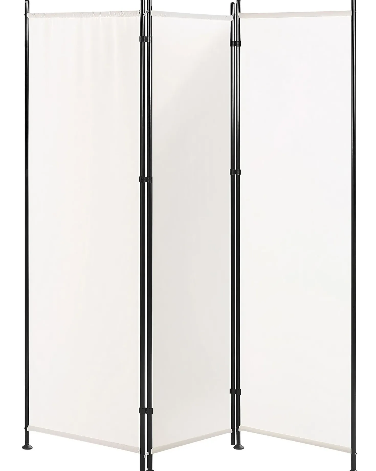 Divisorio per ambienti a 3 pannelli NARNI Bianco 160 cm 170 cm