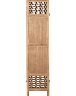 Divisorio per ambienti a 4 pannelli CERTOSA Marrone chiaro 163 cm 170 cm