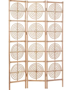 Divisorio per ambienti a 3 pannelli ALTAMURA Marrone chiaro 117 cm 180 cm