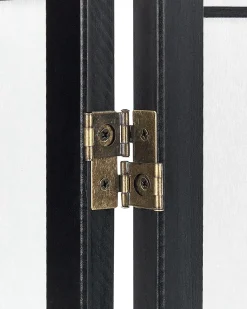 Divisorio per ambienti a 4 pannelli GOMAGOI Nero 120 cm 170 cm