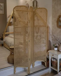 Divisorio per ambienti a 3 pannelli POTENZA Naturale 105 cm 180 cm