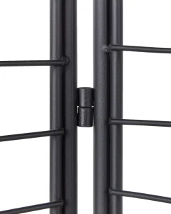Divisorio per ambienti a 3 pannelli NOALE Nero 135 cm 170 cm