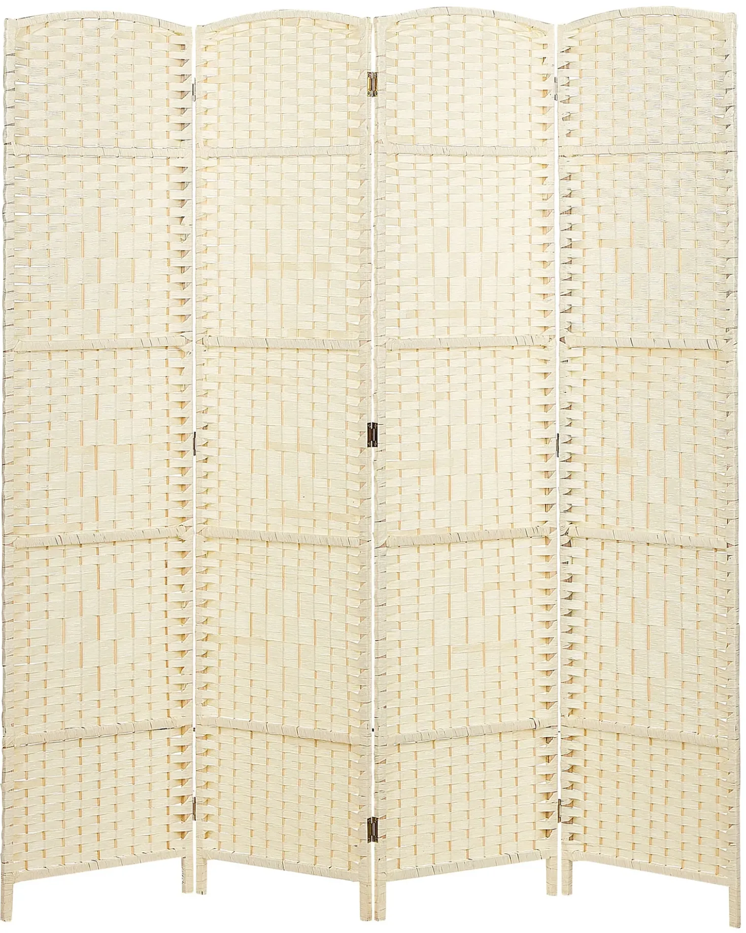Divisorio per ambienti a 4 pannelli LAPPAGO Beige chiaro 163 cm 170 cm