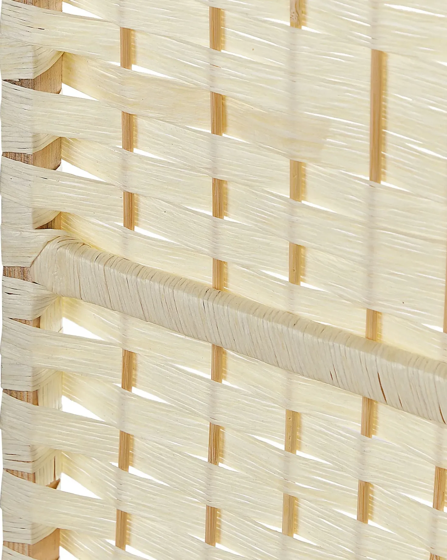 Divisorio per ambienti a 4 pannelli LAPPAGO Beige chiaro 163 cm 170 cm