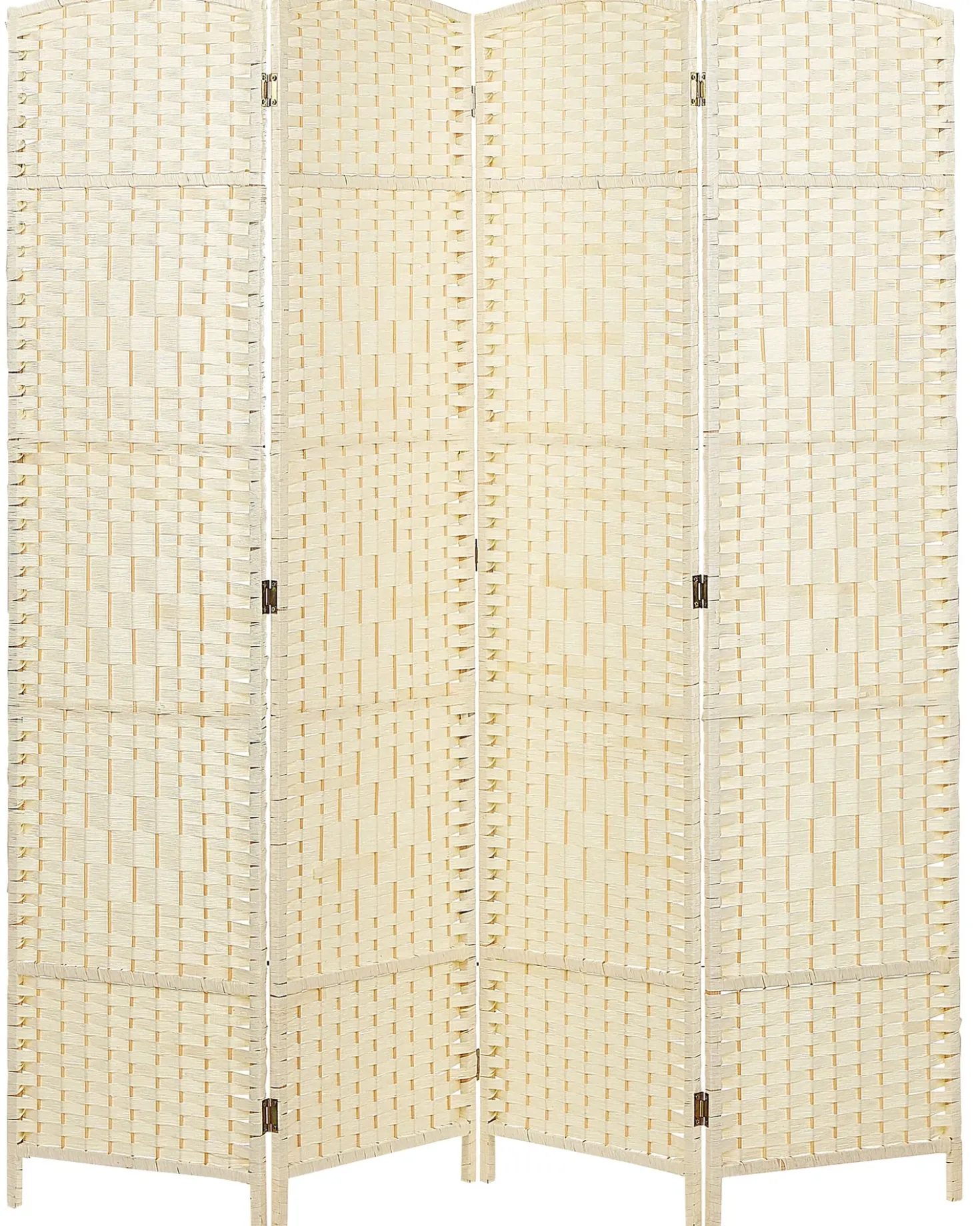 Divisorio per ambienti a 4 pannelli LAPPAGO Beige chiaro 163 cm 170 cm
