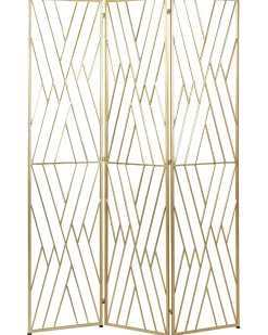 Divisorio per ambienti a 3 pannelli ASOLO Oro 117 cm 170 cm