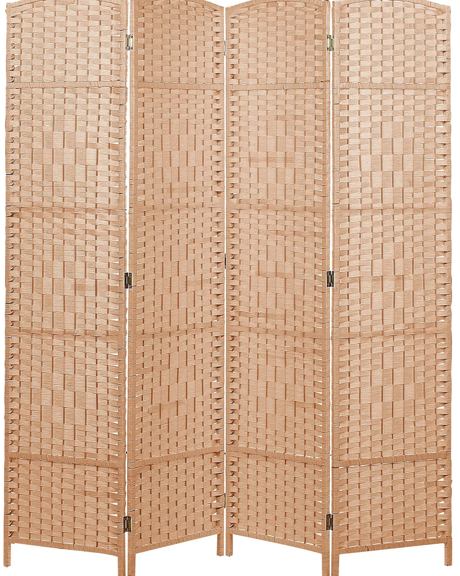 Divisorio per ambienti a 4 pannelli LAPPAGO Naturale 163 cm 170 cm
