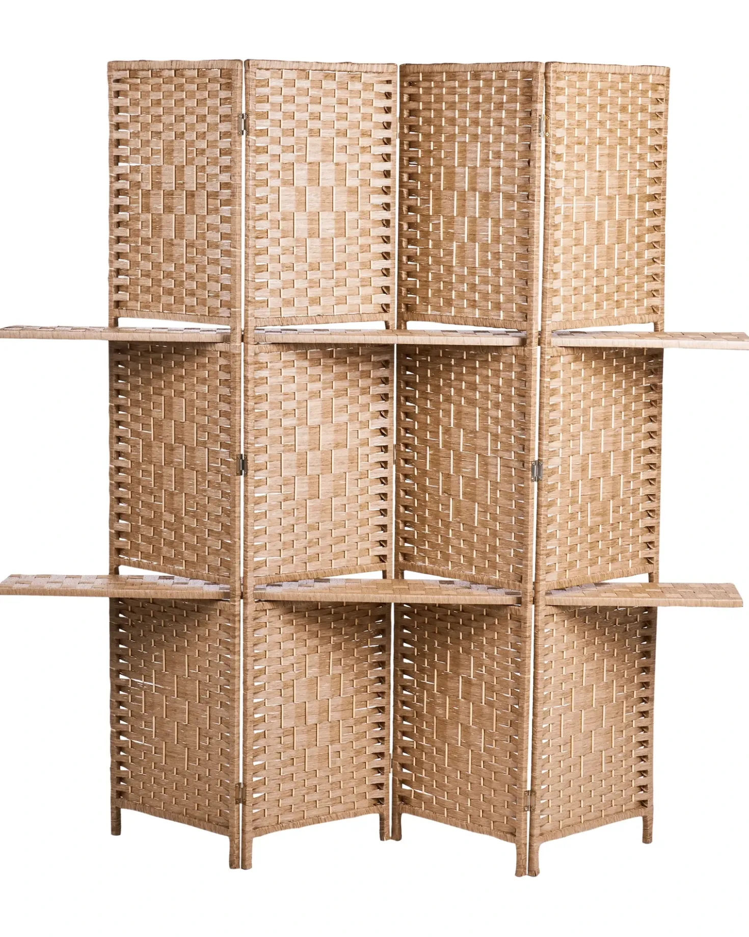 Divisorio per ambienti a 4 pannelli TRAFOI Marrone 158 cm 170 cm