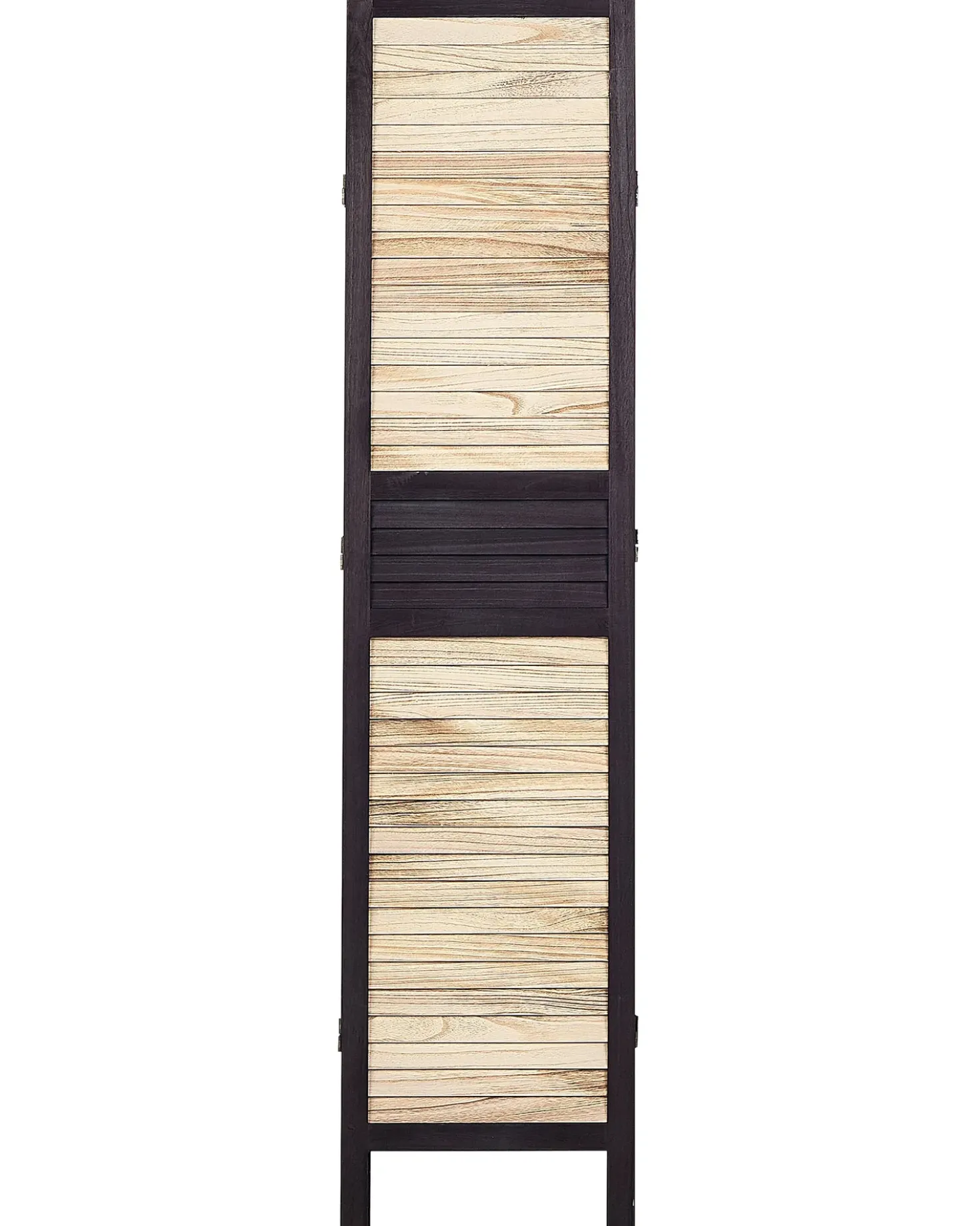 Divisorio per ambienti a 4 pannelli BRENNERBAD Marrone/Nero 164 cm 170 cm