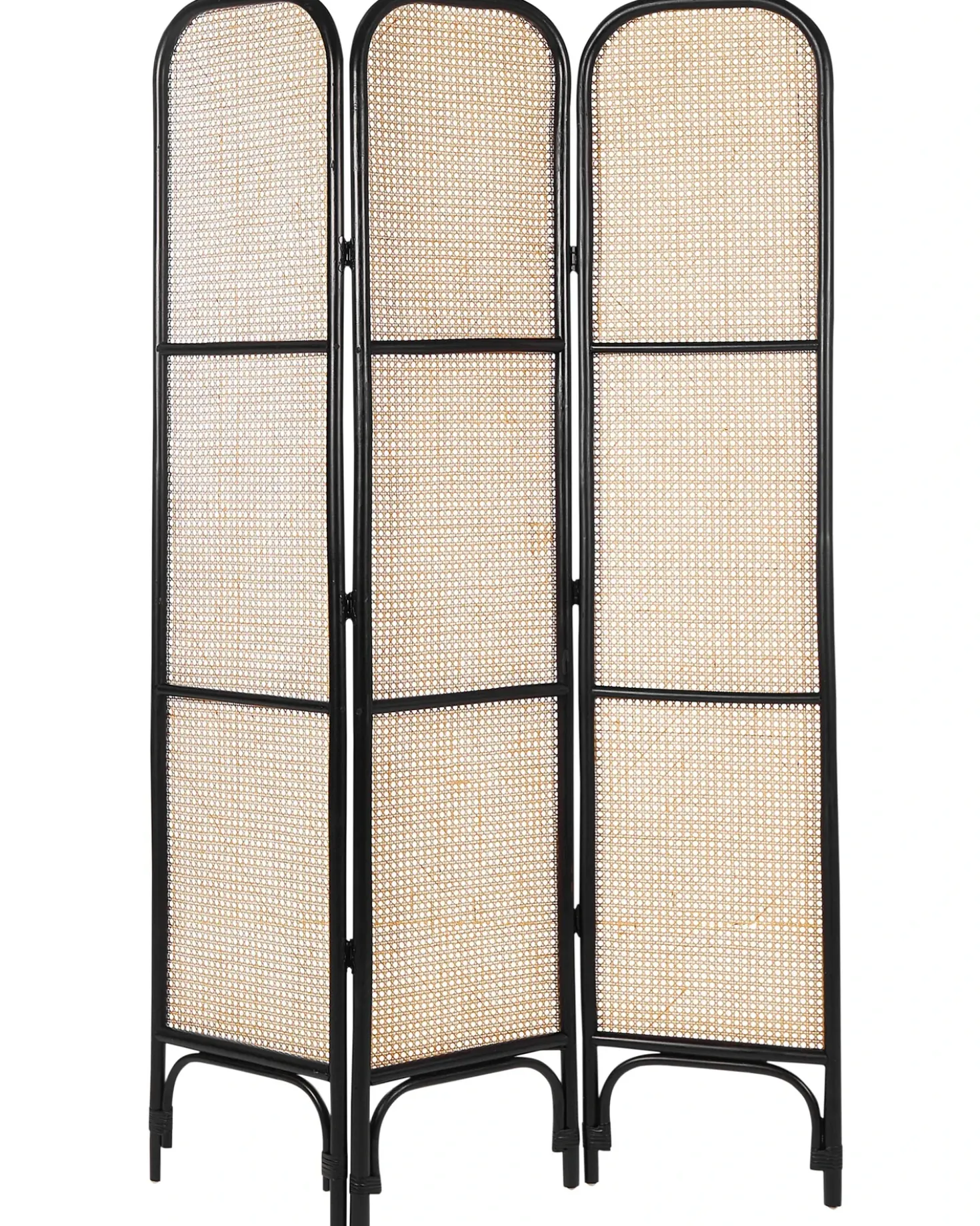Divisorio per ambienti a 3 pannelli POTENZA Marrone chiaro 105 cm 180 cm
