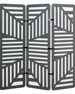 Divisorio per ufficio FUTURA 180 x 180 cm Grigio scuro