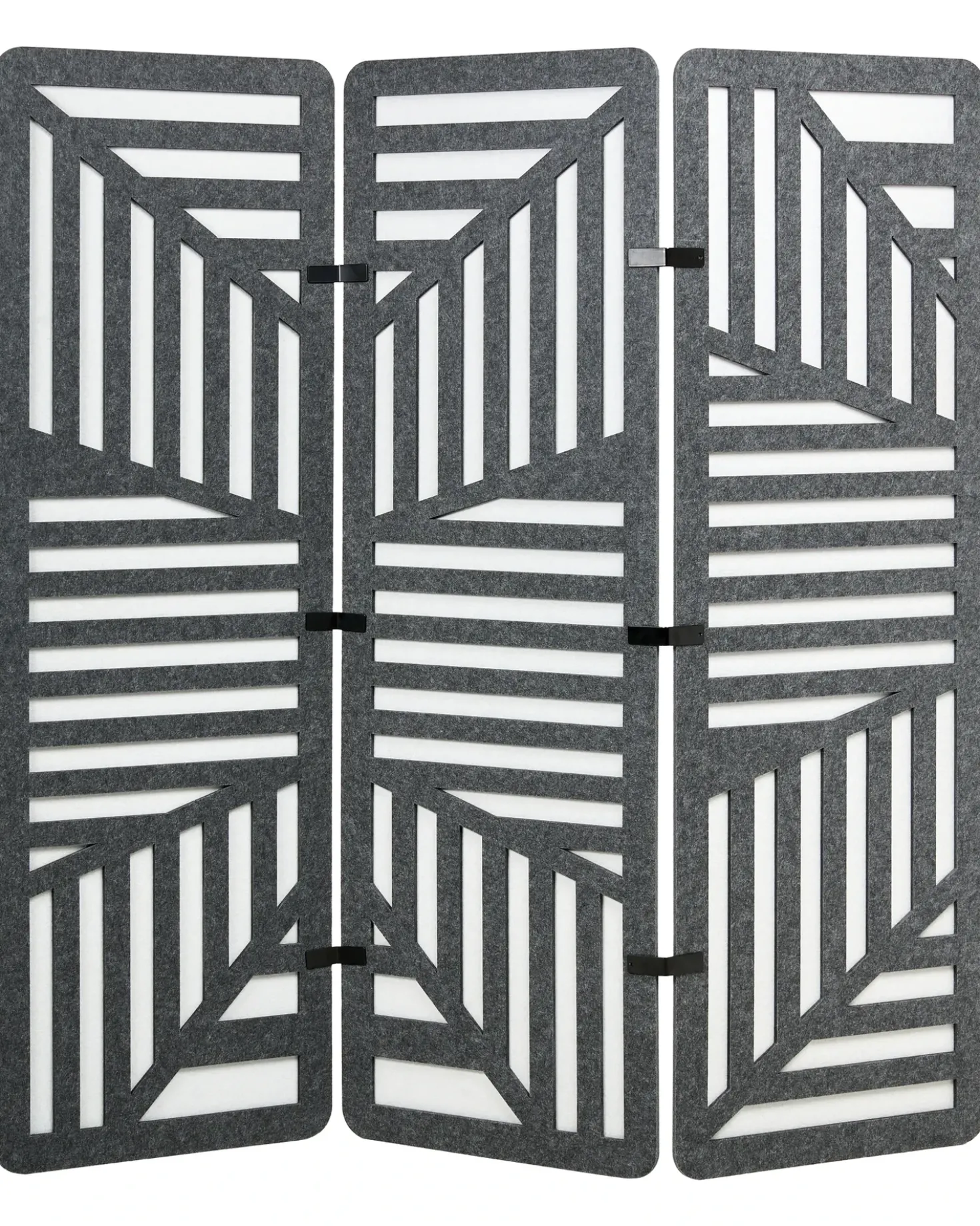 Divisorio per ufficio FUTURA 180 x 180 cm Grigio scuro