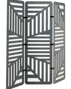 Divisorio per ufficio FUTURA 180 x 180 cm Grigio scuro