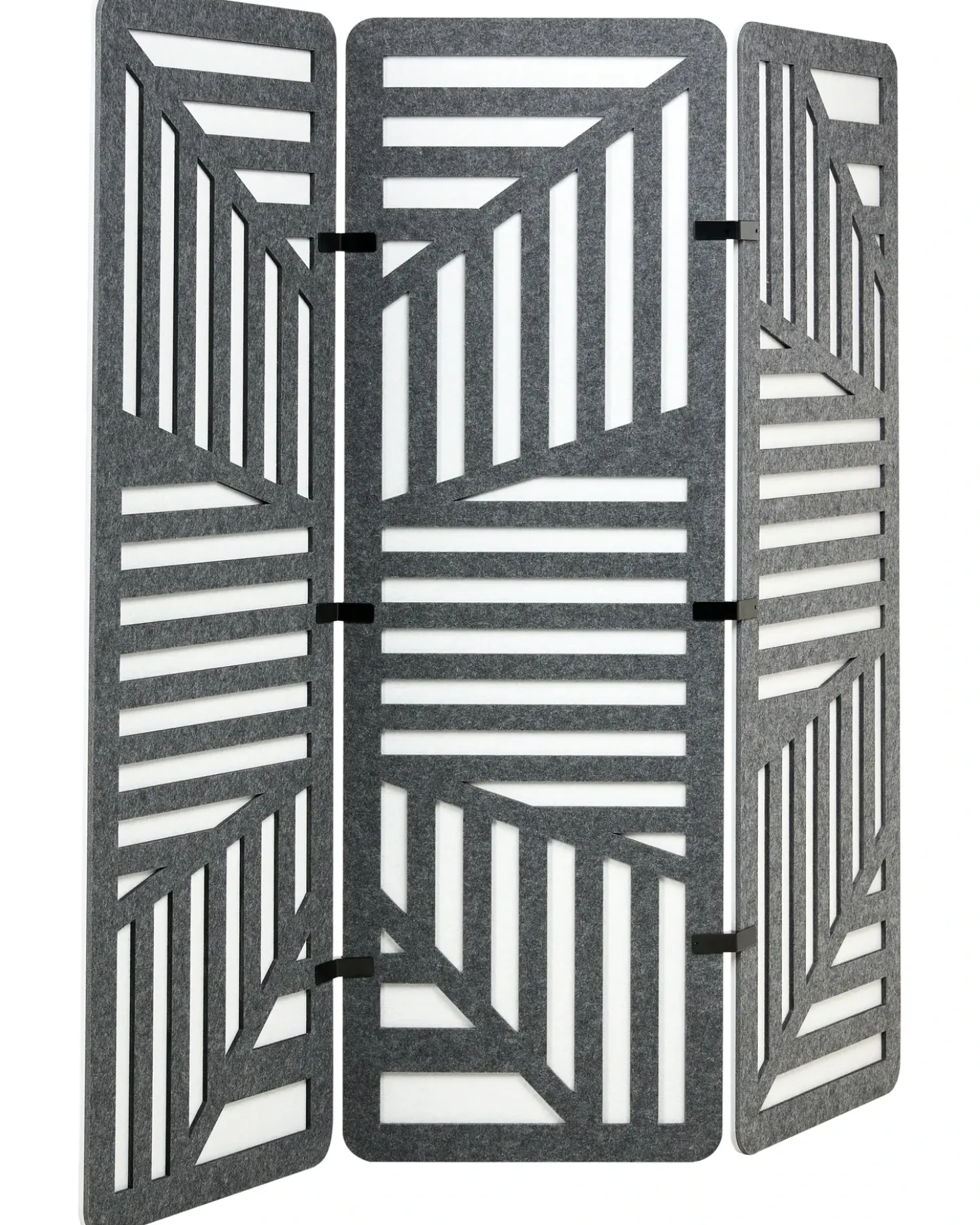 Divisorio per ufficio FUTURA 180 x 180 cm Grigio scuro