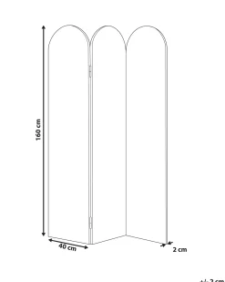Divisorio per ufficio SLIMMY 120 x 160 cm Grigio scuro