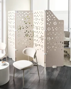 Divisorio per ufficio STARRY 240 x 180 cm Beige chiaro