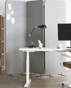 Divisorio per ufficio STANDI 184 x 184 cm Grigio chiaro