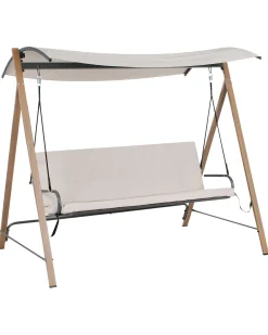 Dondolo da giardino BONAGIA Metallo Beige