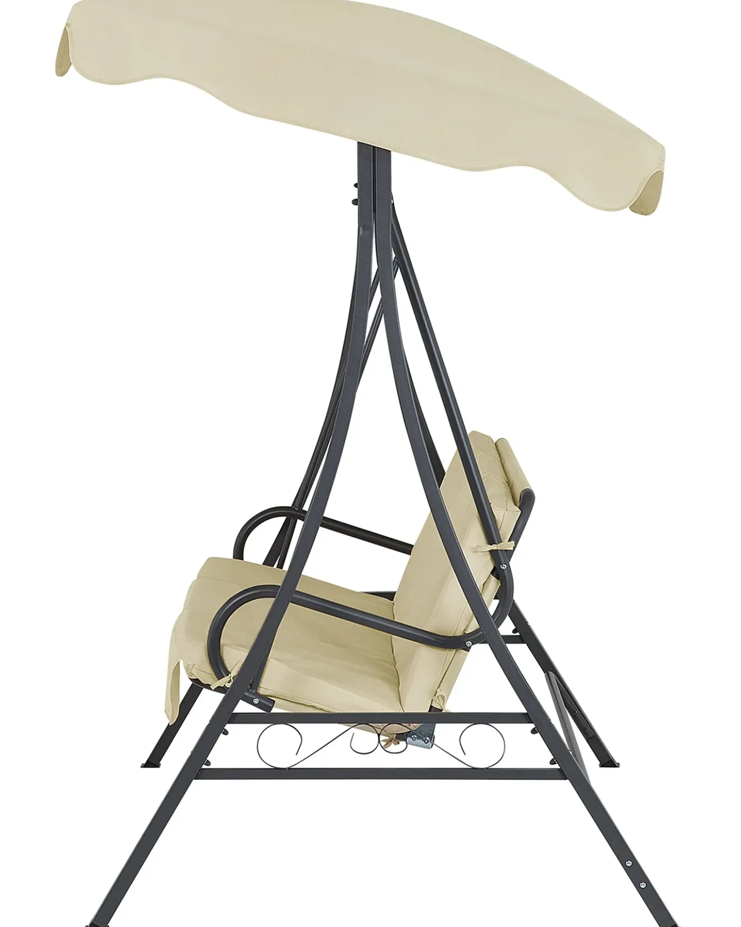 Dondolo da giardino GARBO Metallo Beige