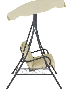 Dondolo da giardino GARBO Metallo Beige