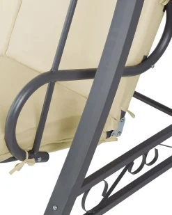 Dondolo da giardino GARBO Metallo Beige