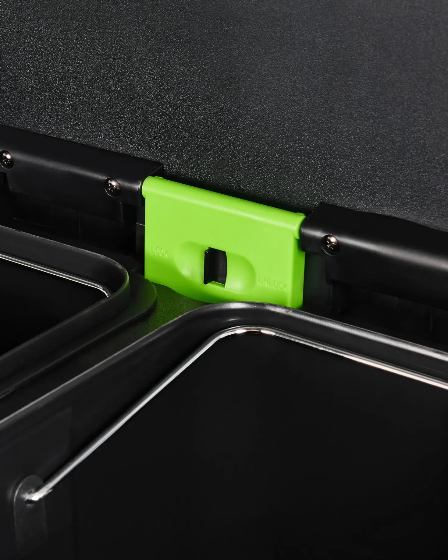 Doppio cestino per i rifiuti 60 L ECOSORT Metallo Verde chiaro