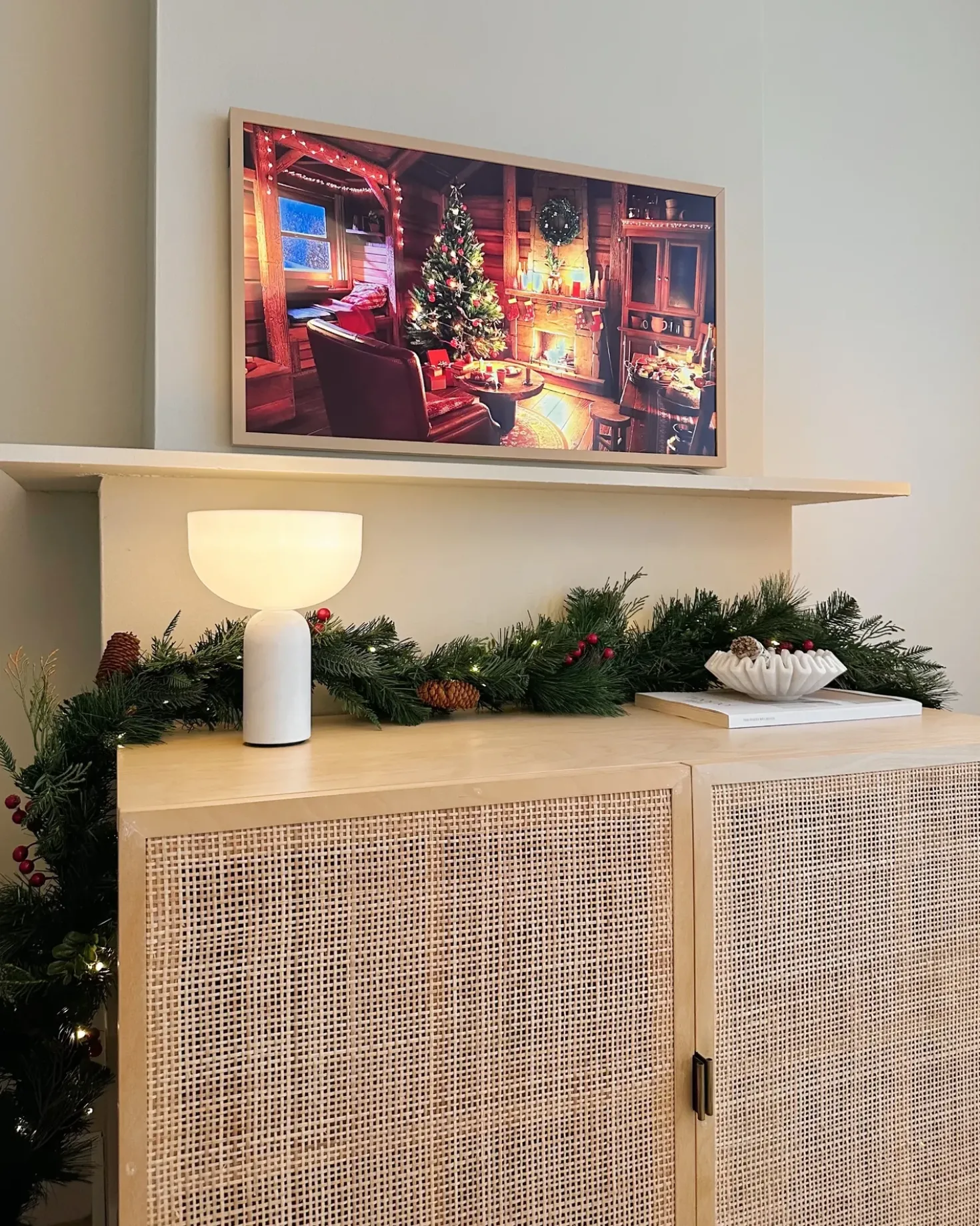 Festone di Natale LED ELBRUS 270 cm Verde