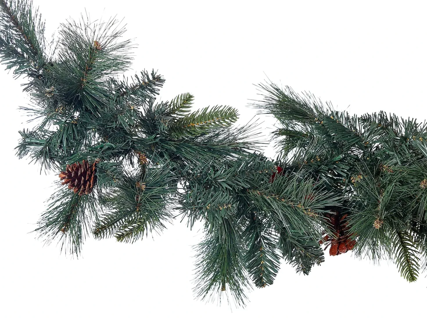 Festone di Natale LED KAMERUN 270 cm Verde