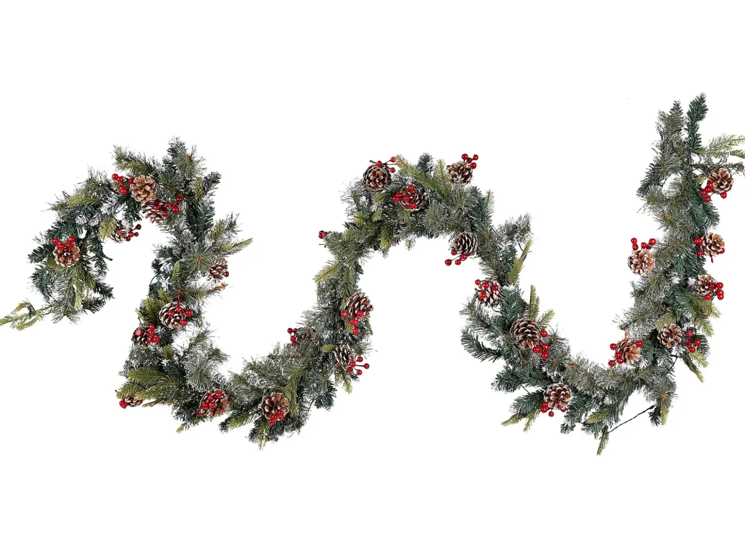 Festone di Natale LED PAIMIO 270 cm Verde