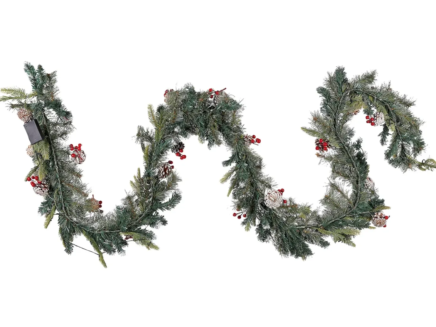 Festone di Natale LED PAIMIO 270 cm Verde