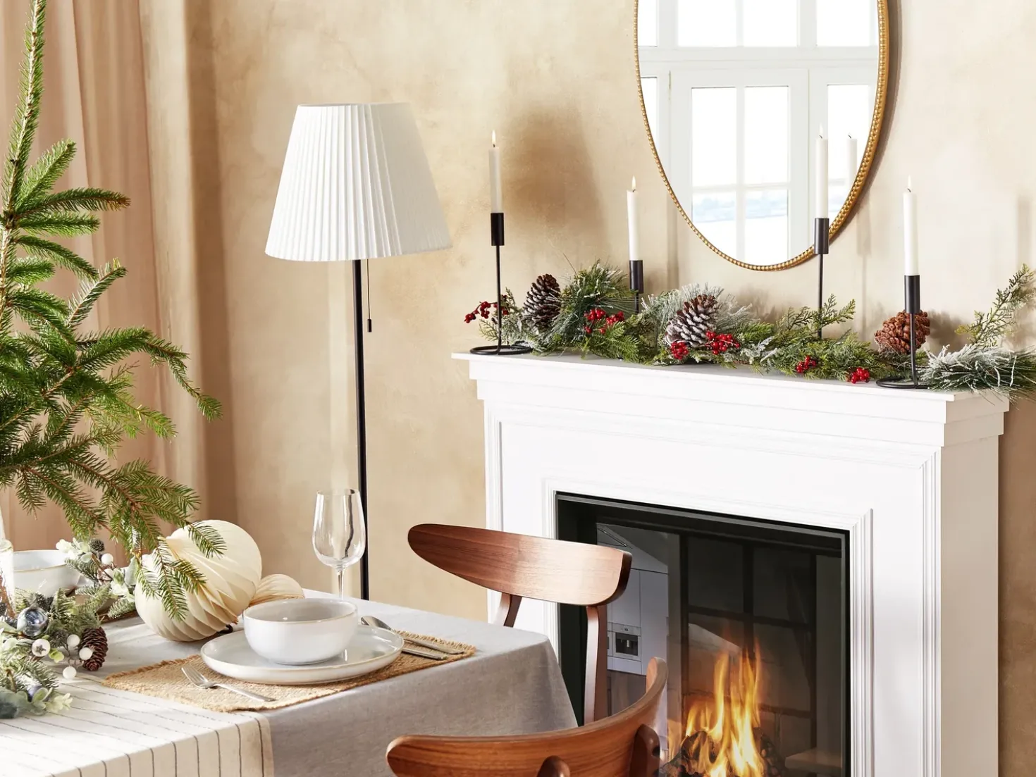 Festone di Natale SORIA 150 cm Verde