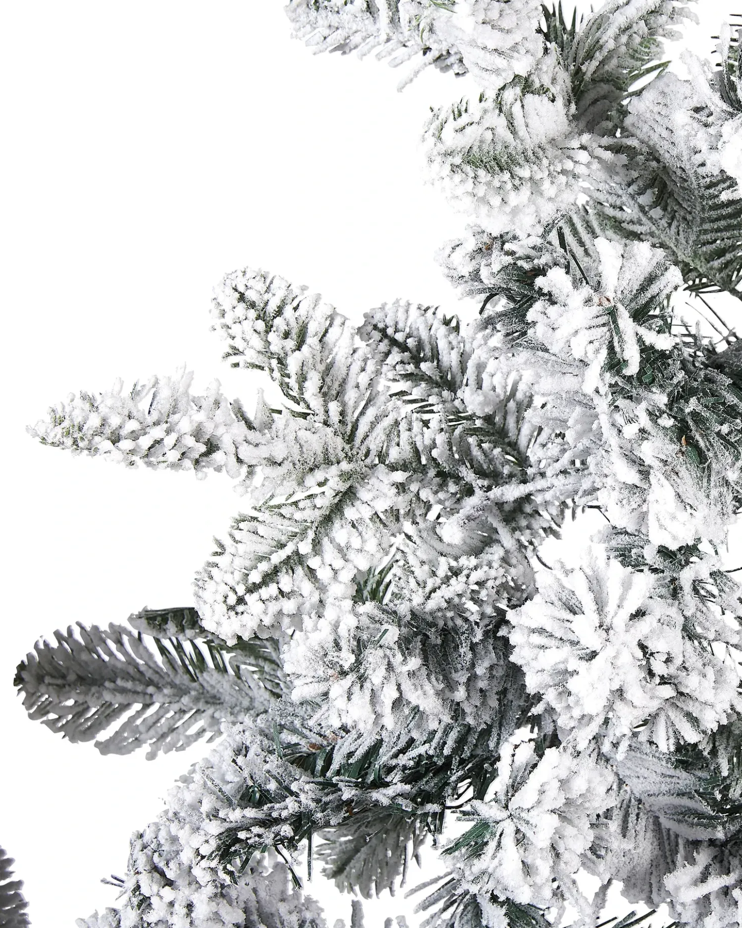 Festone natalizio innevato LED SUNDO 180 cm Bianco