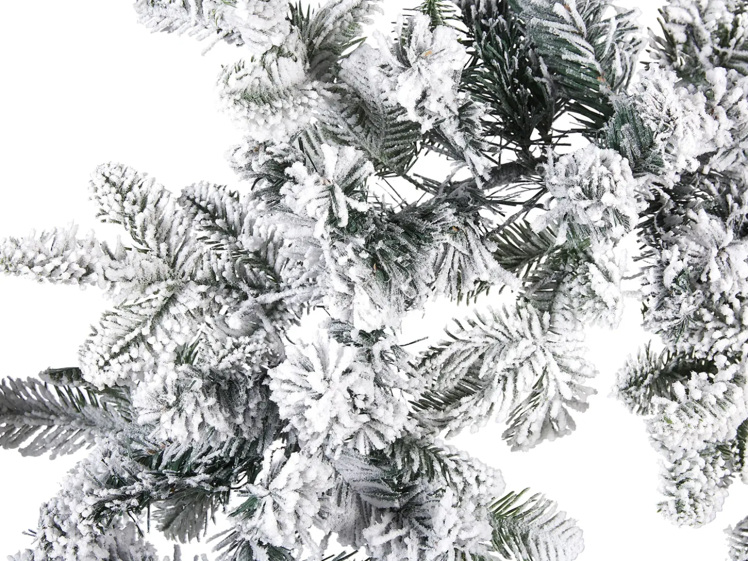 Festone natalizio innevato LED SUNDO 270 cm Bianco