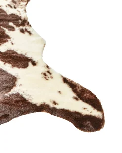 Finta pelle di mucca BOGONG Marrone scuro 130 x 170 cm